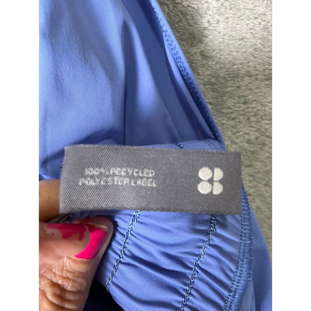 Sweaty Betty Racerback Jumpsuit Periwinkle Blue Relaxed Athleisure Size 8 - Picture 11 of 12